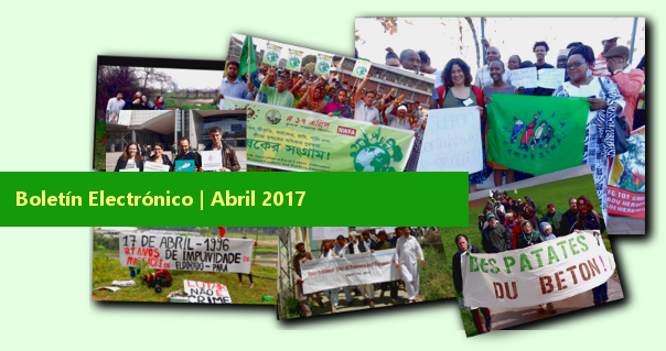 La Vía Campesina – Boletín Electrónico Abril 2017